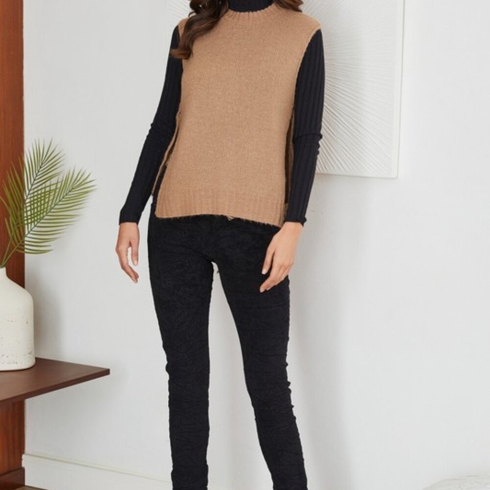 CORDUROY CRINKLE JOGGERS WITH CHEVRON STITCH BELT,MADE IN ITALY